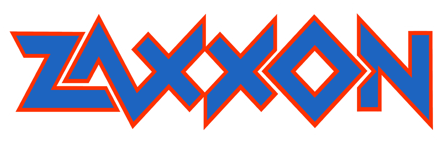 Zaxxon logo for Commodore 64